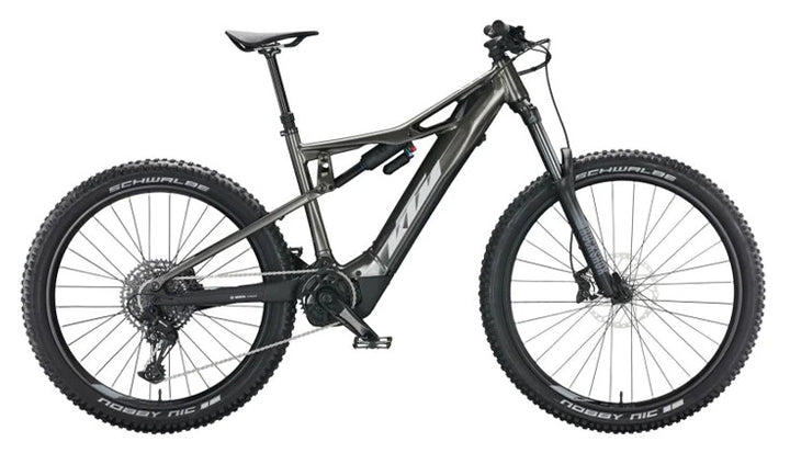 KTM Macina Kapoho 6971 Electric Mountain Bike Silver/Black (2022)