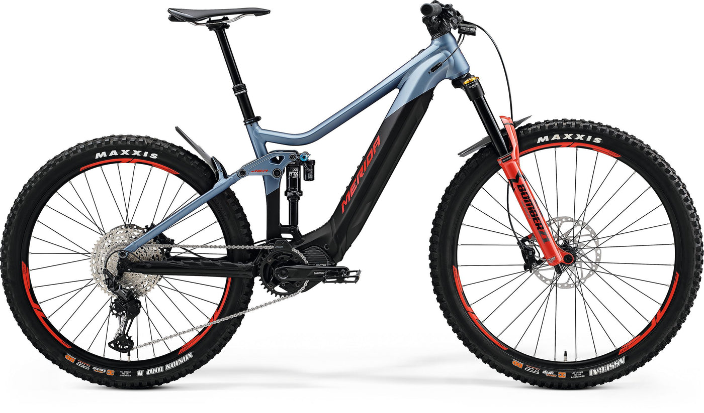 Merida eOne Sixty 700 Electric Mountain Bike Matt Steel Blue/Black (2022)