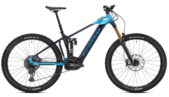 Mondraker Level RR Electric Mountain Bike Purple/Light Blue (2023)