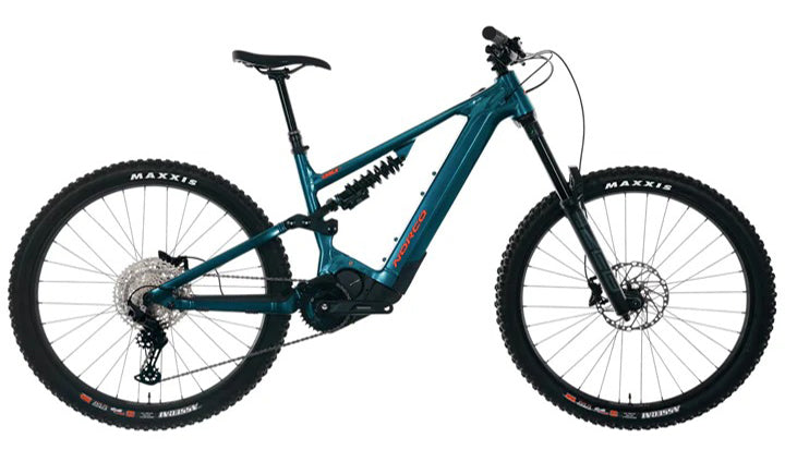 Norco Range VLT A2 Electric Mountain Bike Green/Orange 2023